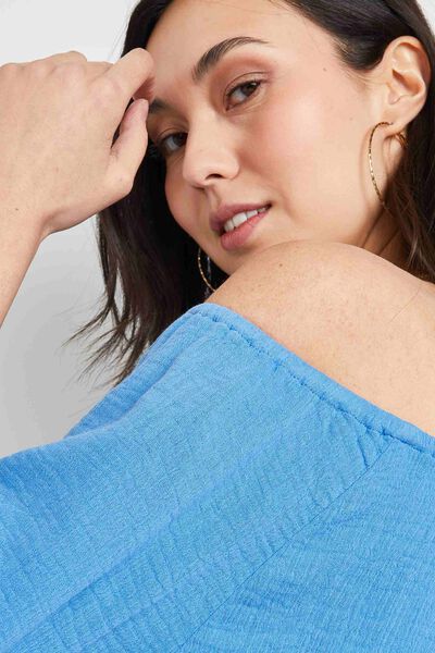 Blouse bardot femme