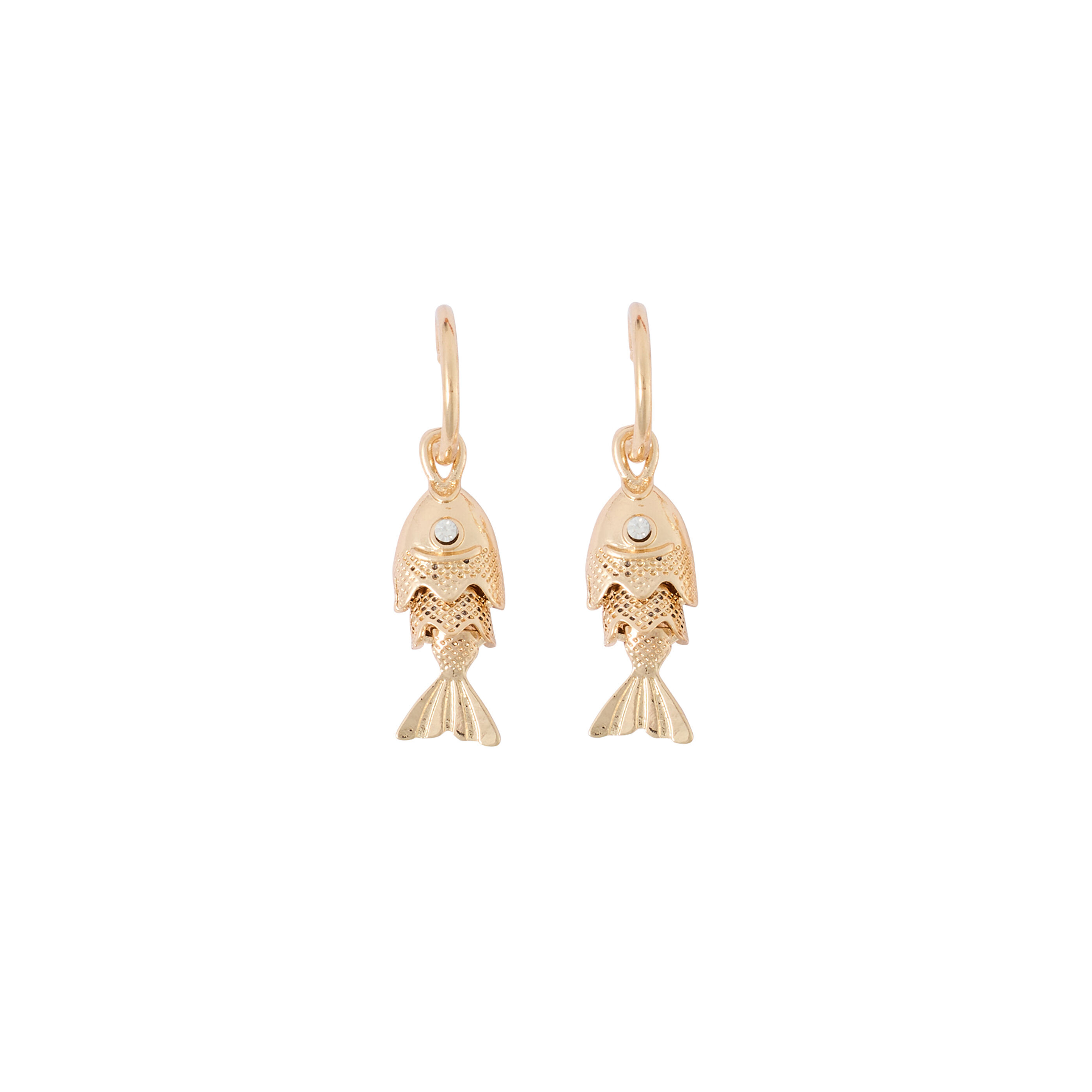 Cr&eacute;oles poisson strass femme