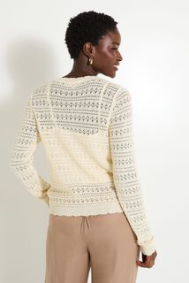 Gilet col rond femme
