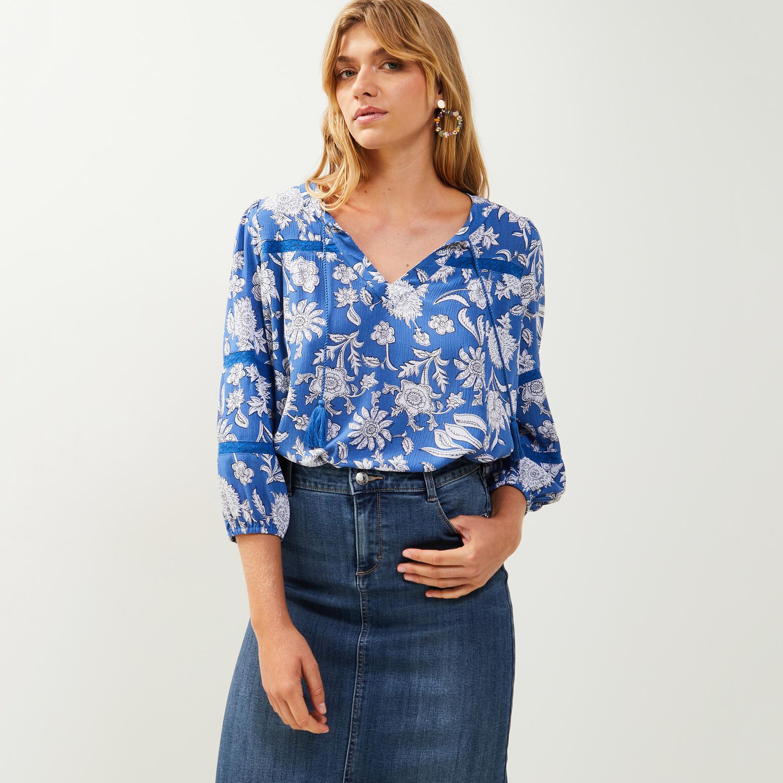 Blouse imprimée femme
