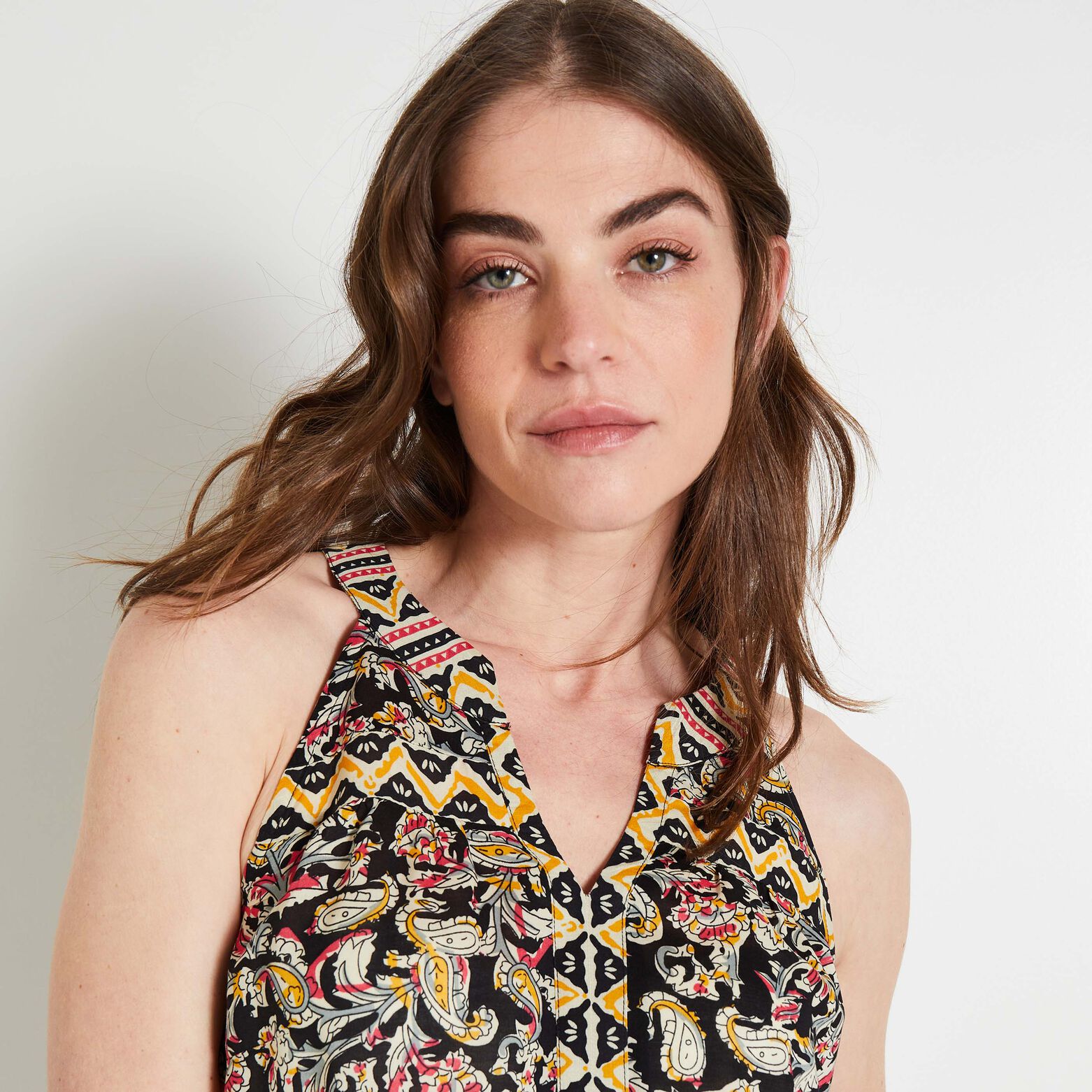 Top imprimé femme