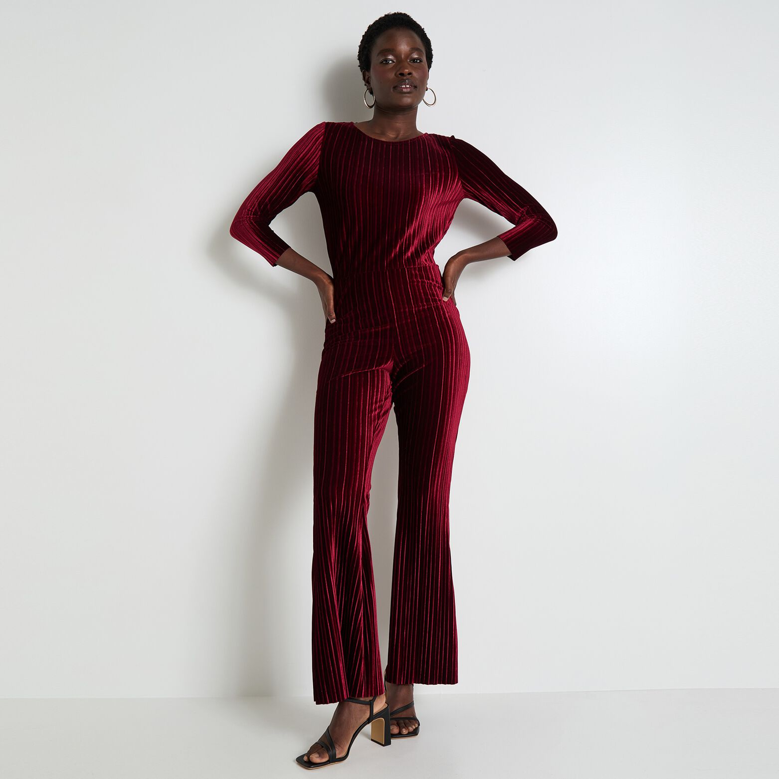 Combinaison velours femme