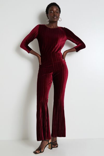 Combinaison velours femme