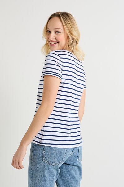 T-shirt à rayures femme