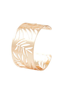 Bracelet manchette feuilles