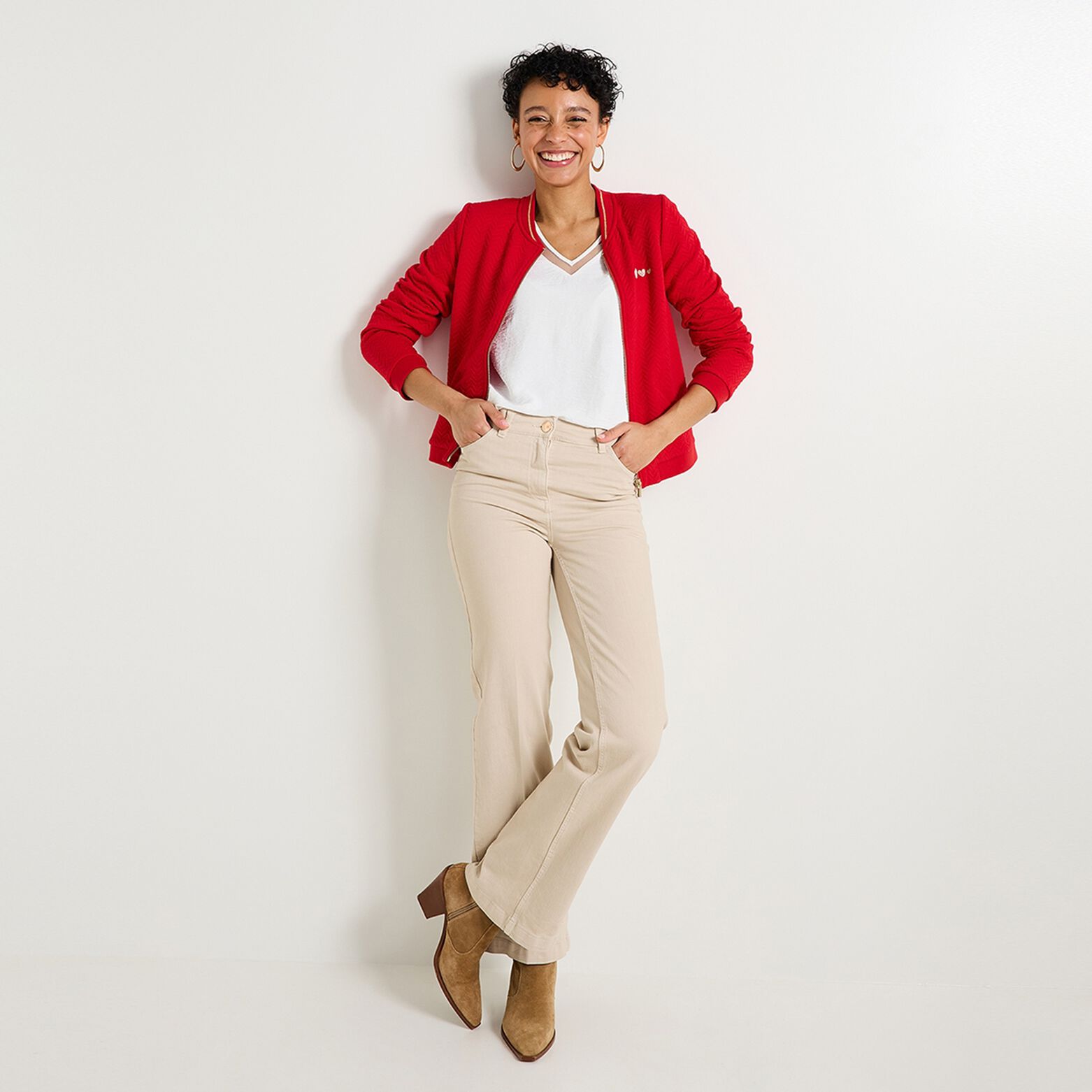 Blouson maille matelassée femme