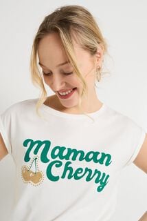 T-shirt col rond femme