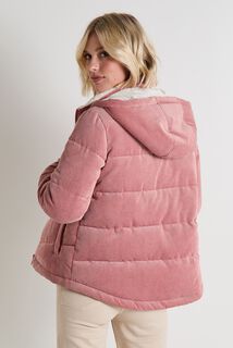 Doudoune velours femme