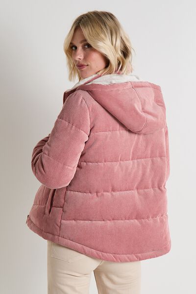 Doudoune velours femme