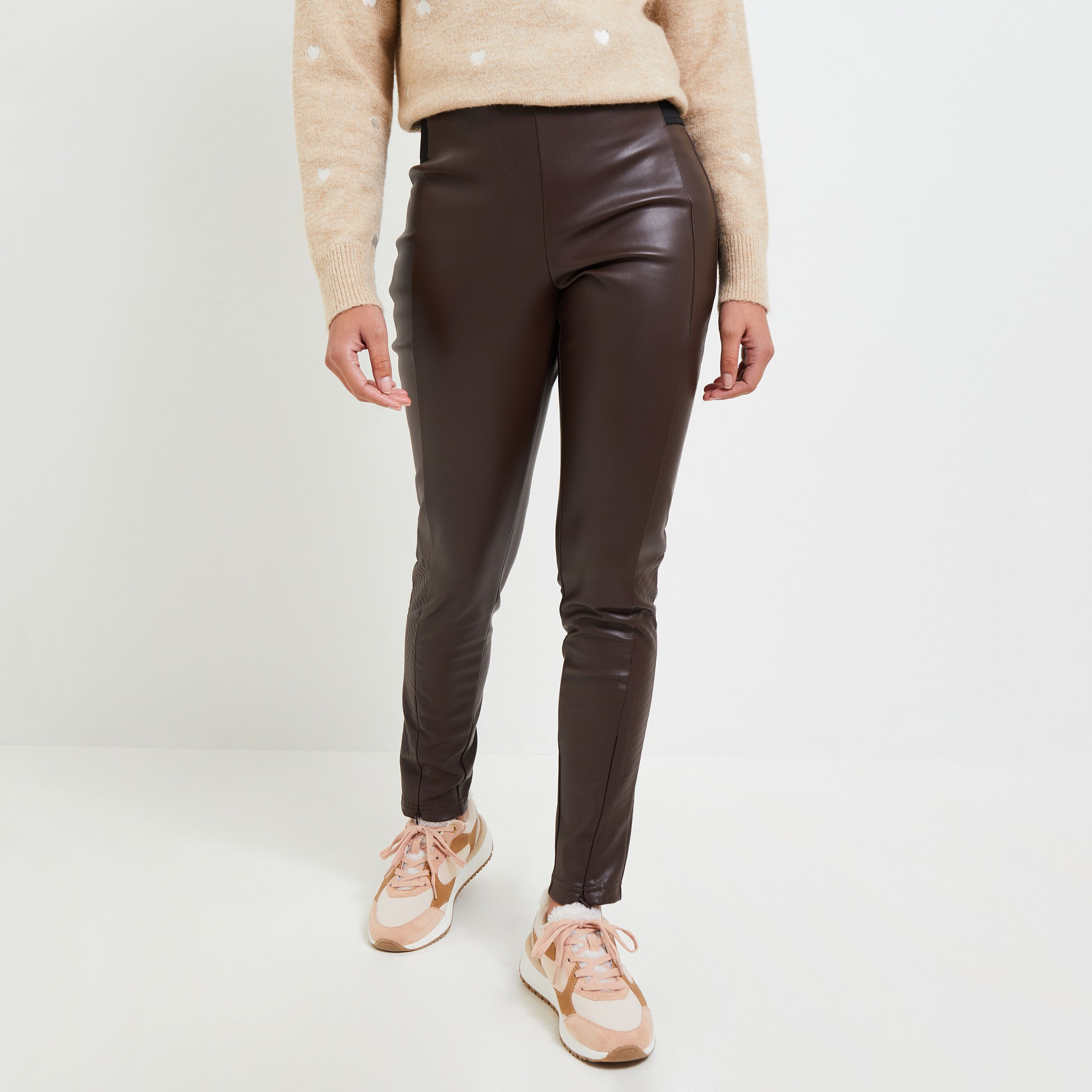 Mango legging outlet simili cuir