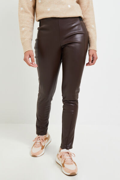 Legging simili femme