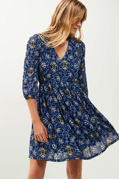 Robe imprimée fleurs femme