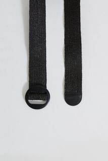 Ceinture large tressée femme