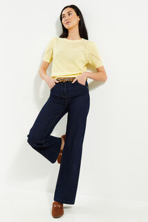 Pull manches courtes femme
