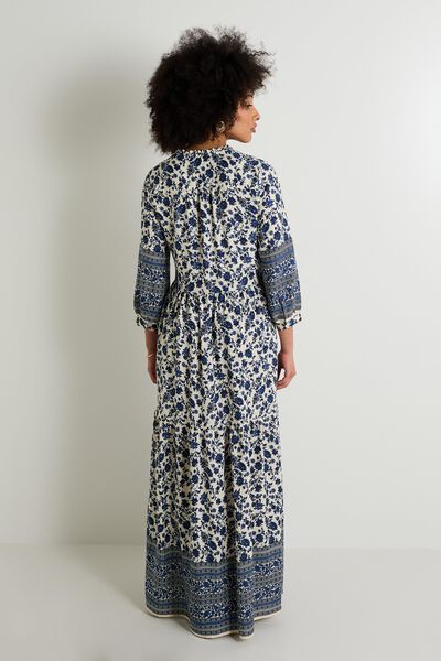 Robe longue imprimée femme
