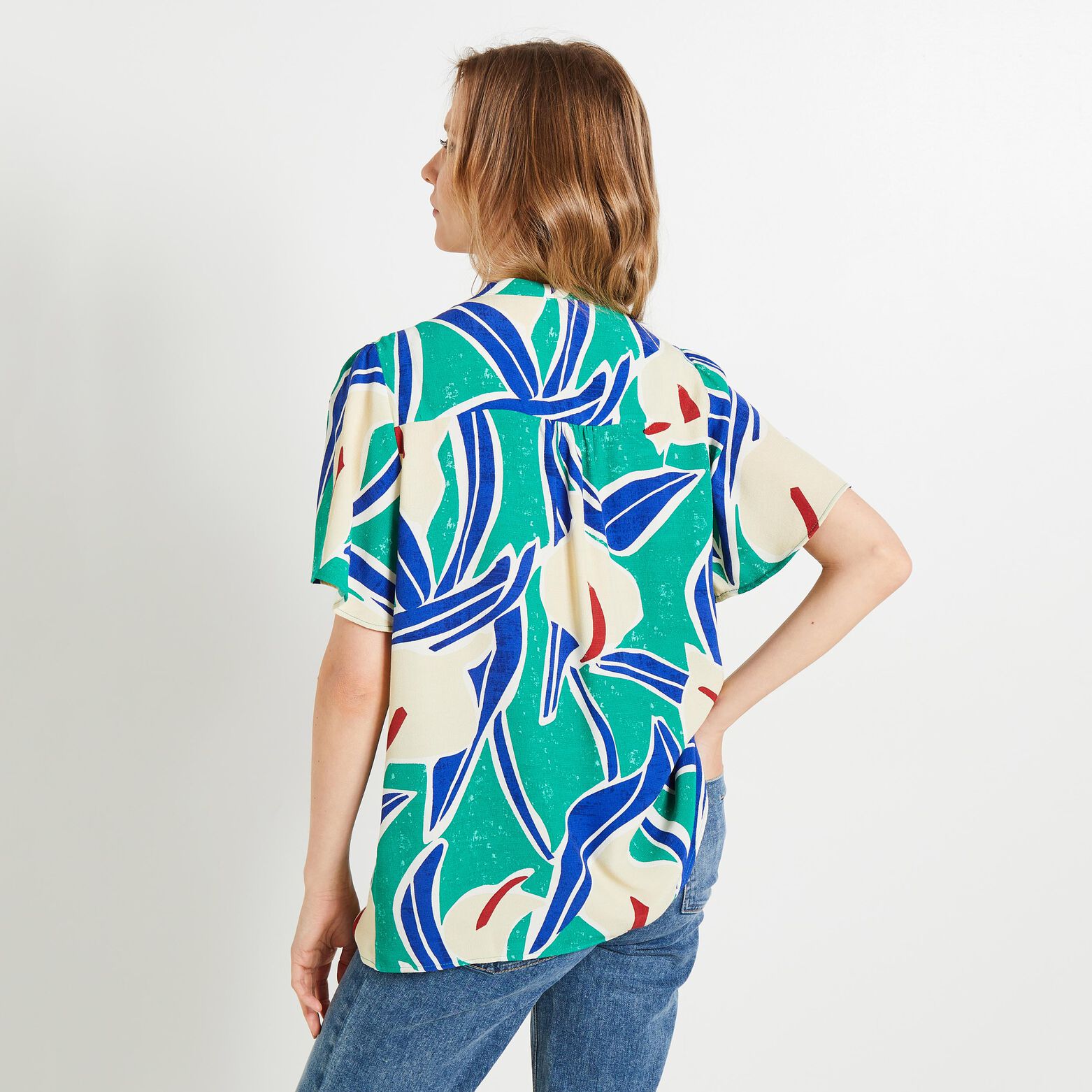 Blouse imprimée femme