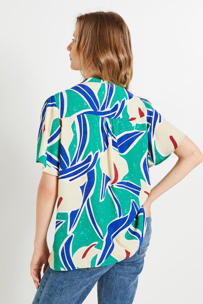 Blouse imprimée femme