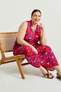 Robe longue imprimée