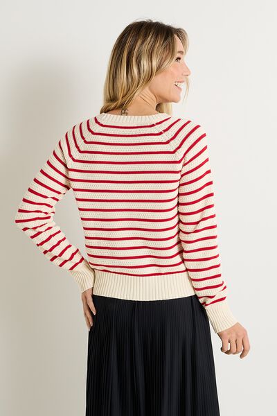 Pull col rond femme