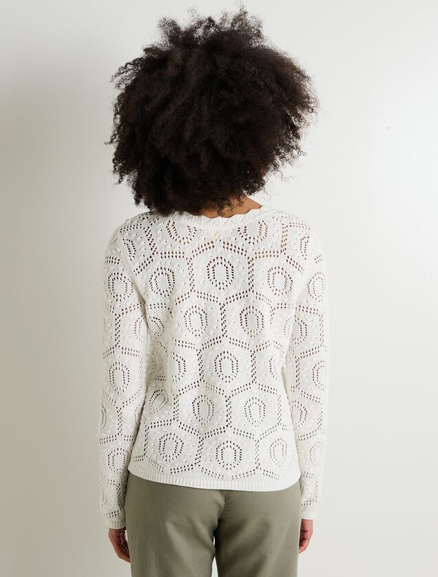 Pull jeux de points femme