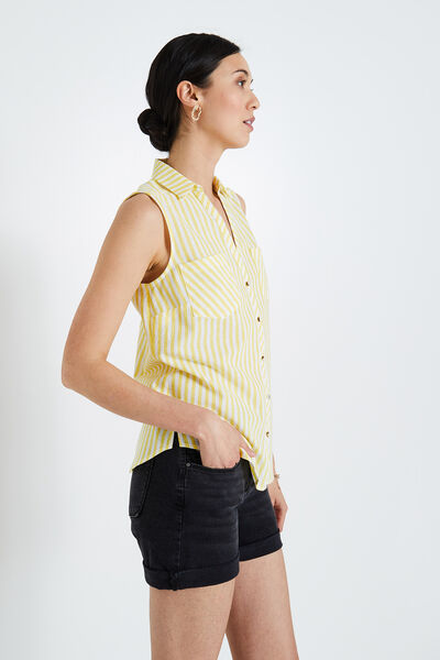 Chemise sans manches femme