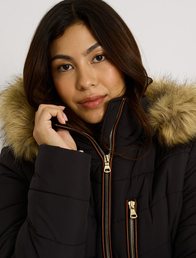 Doudoune mi-longue femme