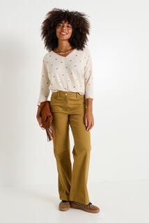 T-shirt imprimé cœurs femme