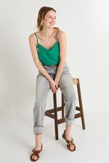 Débardeur col V femme