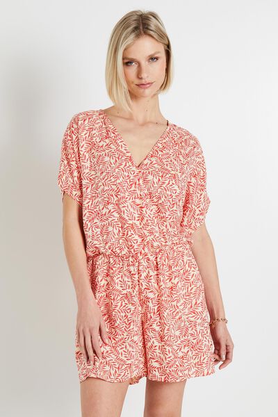 Combishort imprimée femme