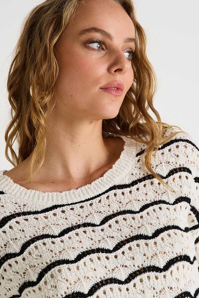 Pull mariniere femme