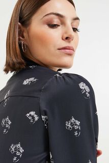 Chemise imprimée femme