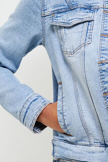 Veste en jean femme