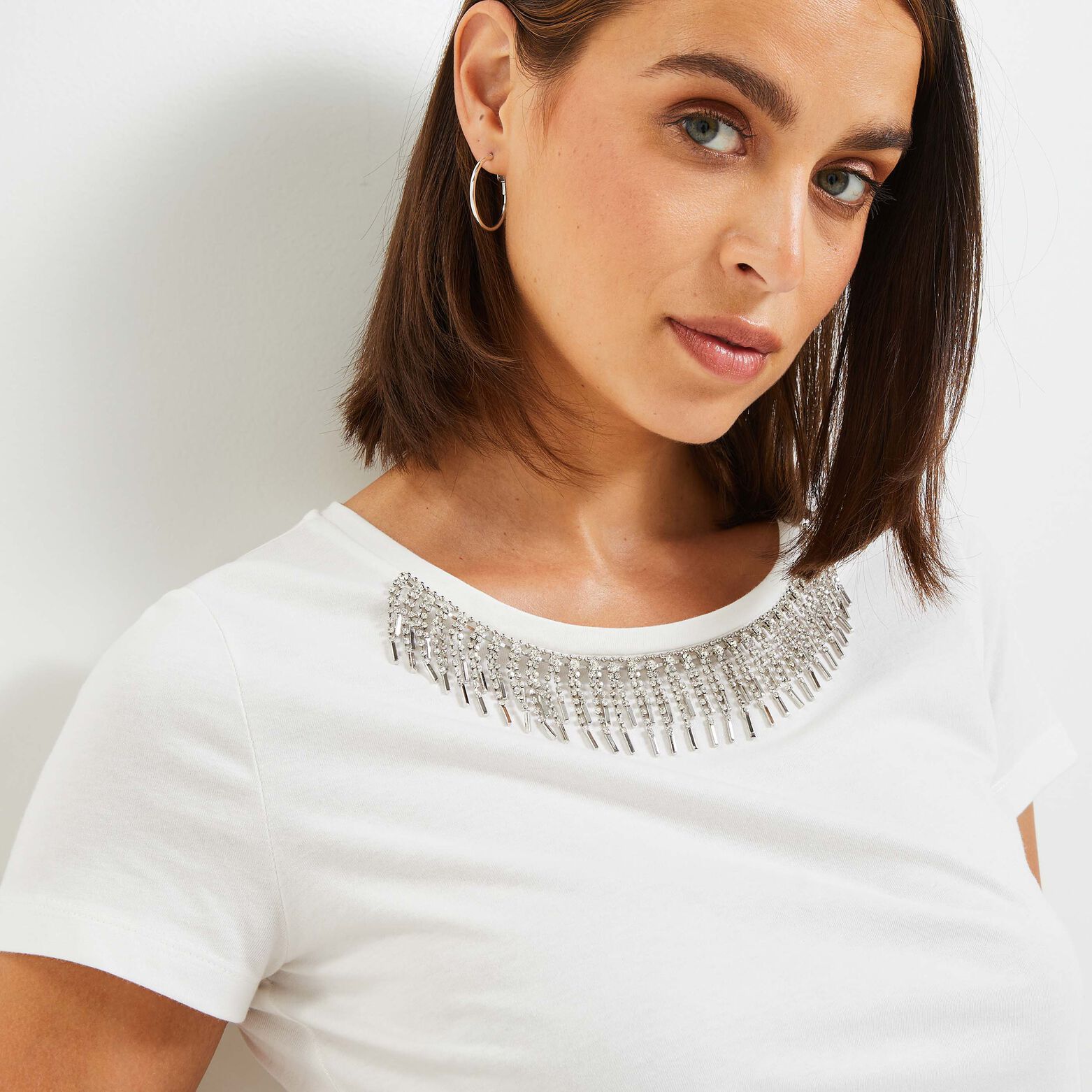 Tshirt bijou femme
