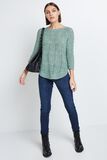 Pull en maille ajourée femme