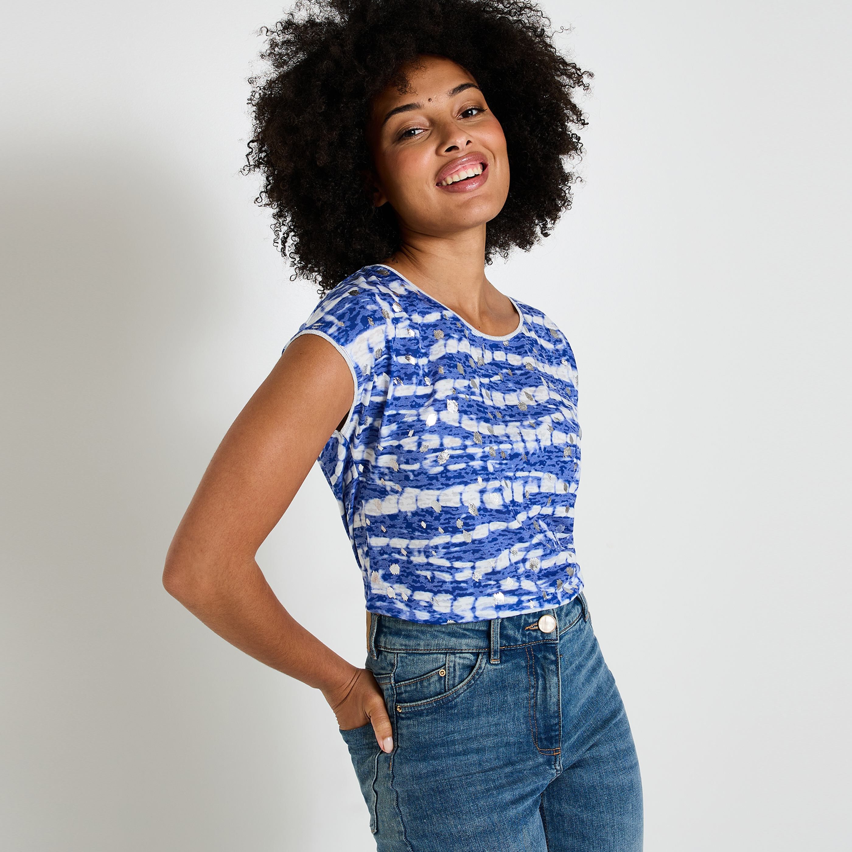 Tshirt imprim&eacute; femme