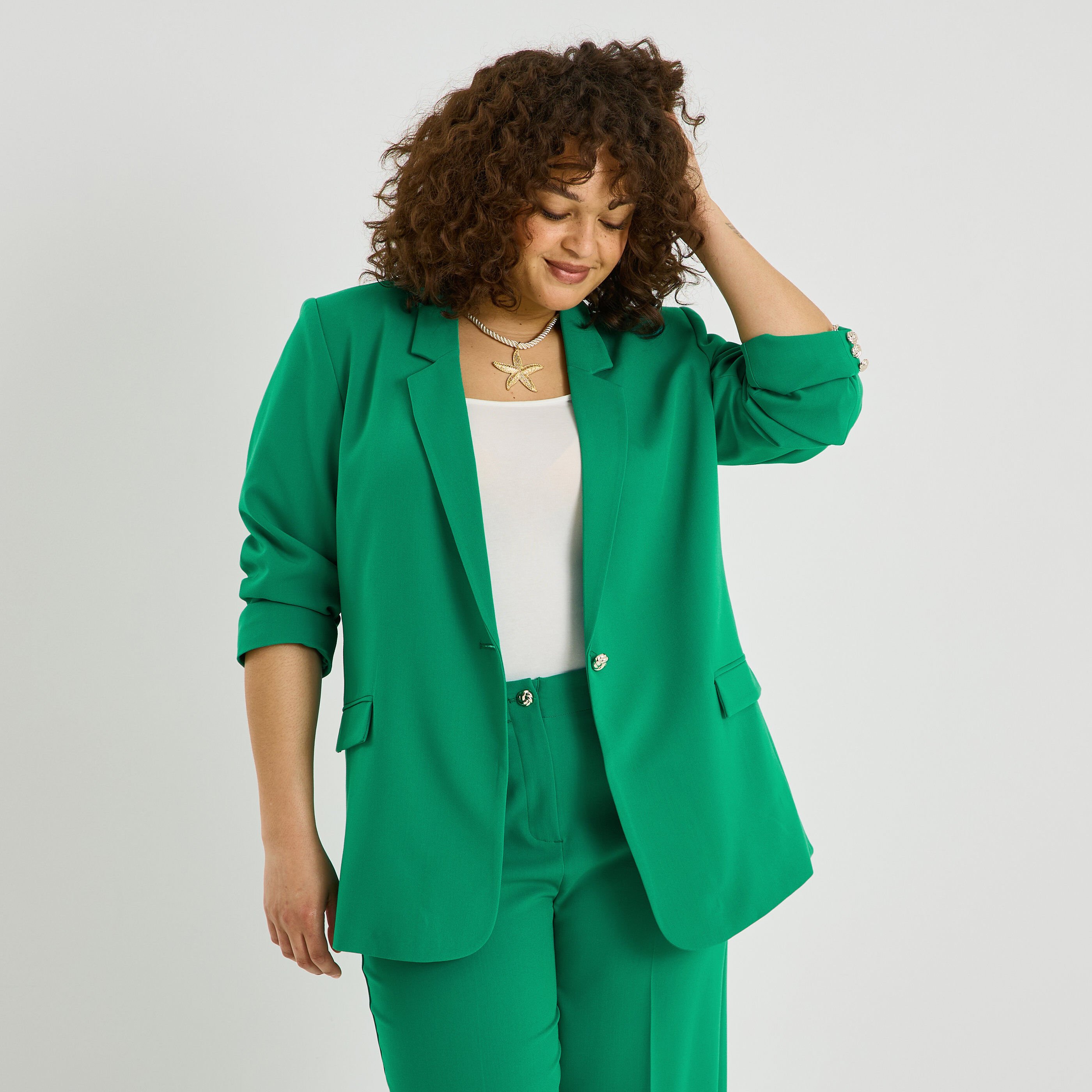 Veste tailleur unie femme