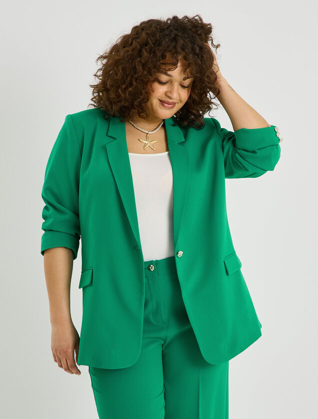Veste tailleur unie femme