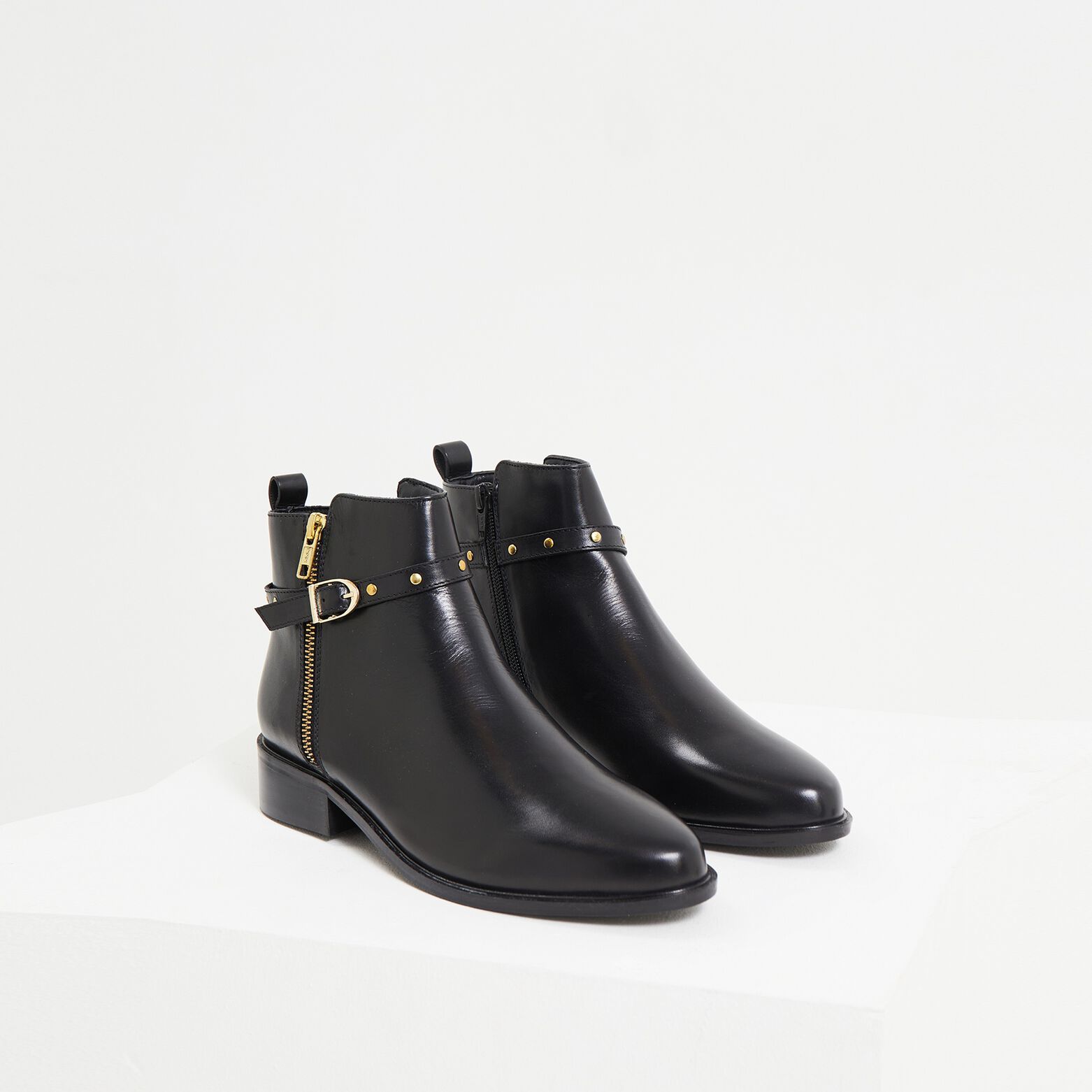 Bottines plates femme