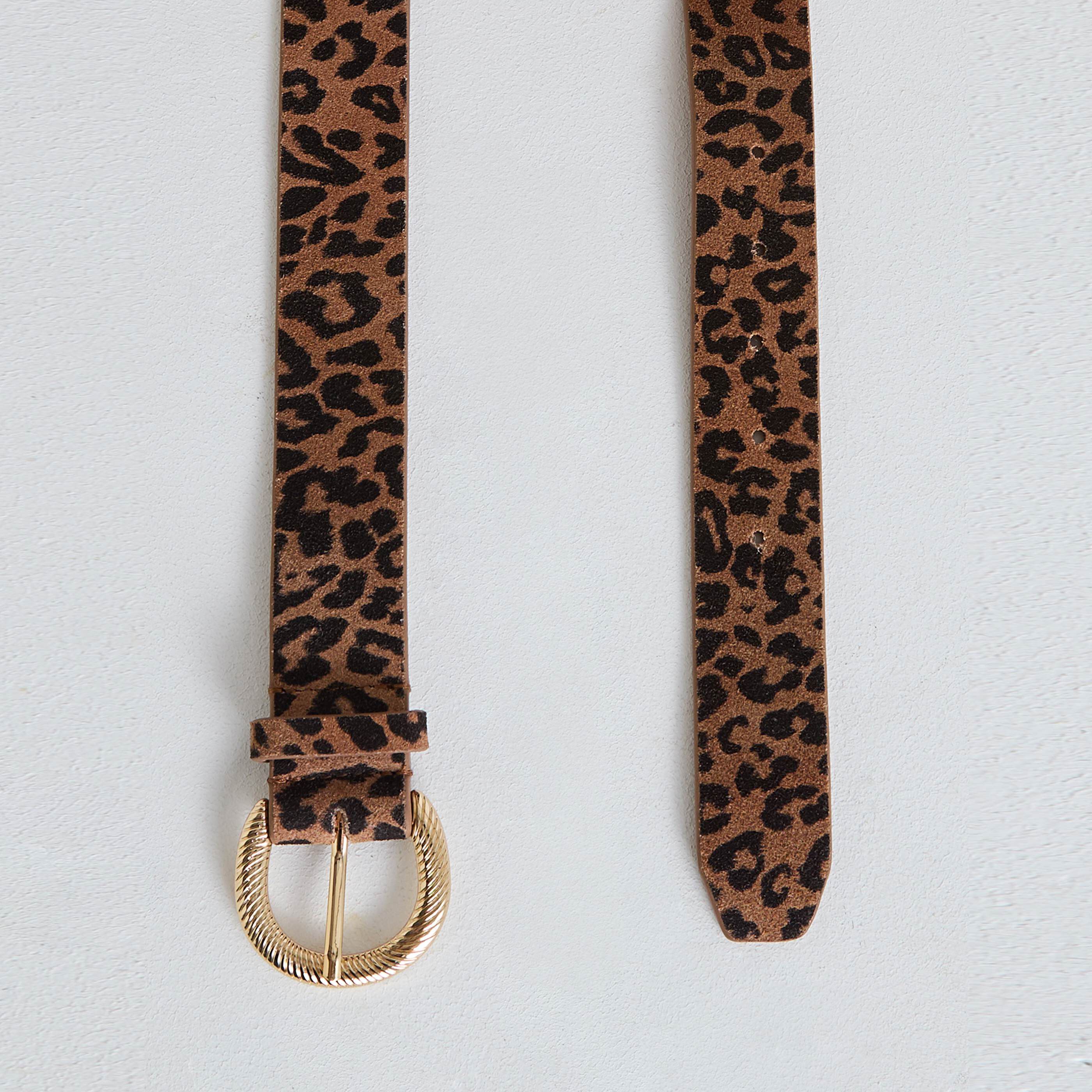 Ceinture cro&ucirc;te de cuir femme