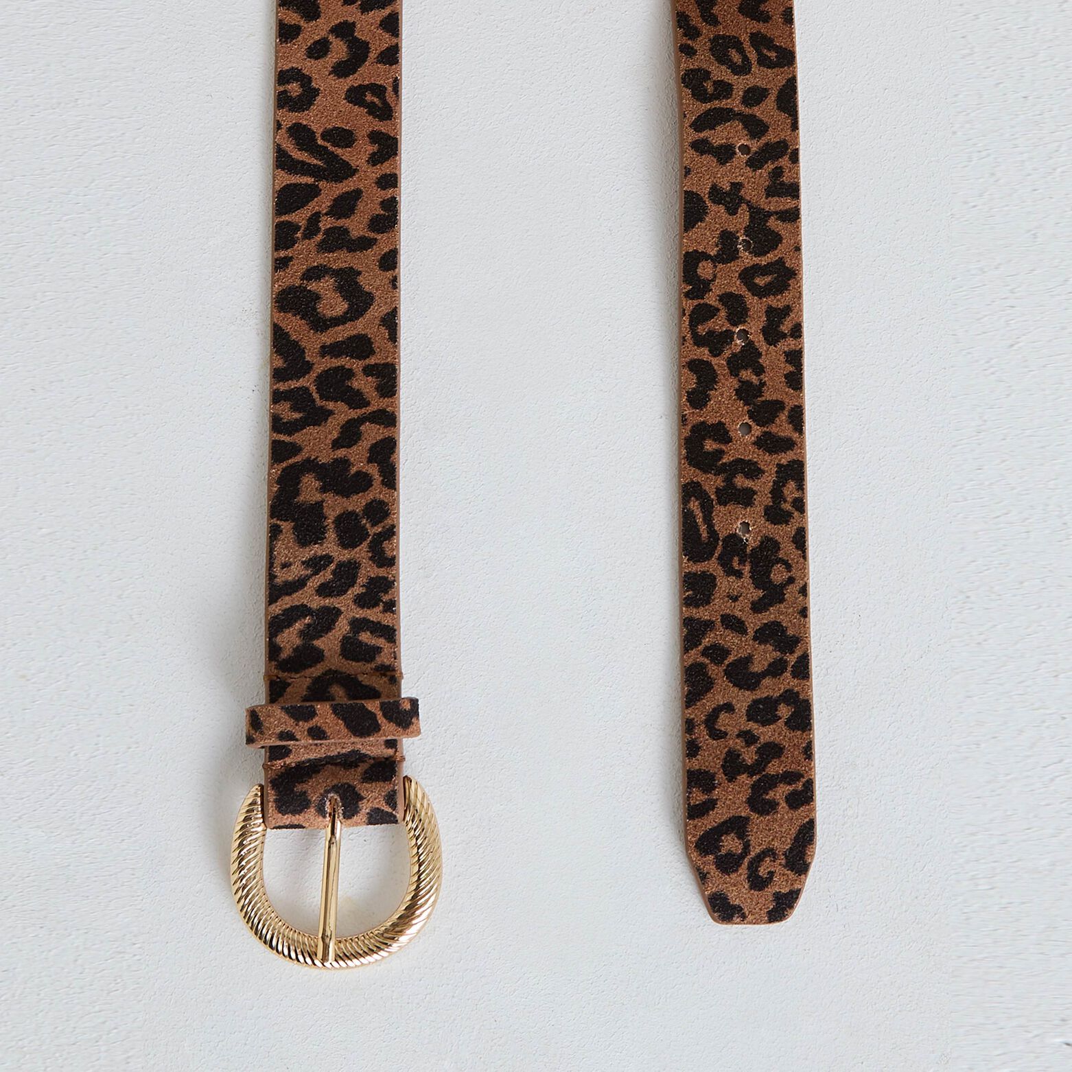 Ceinture croûte de cuir femme