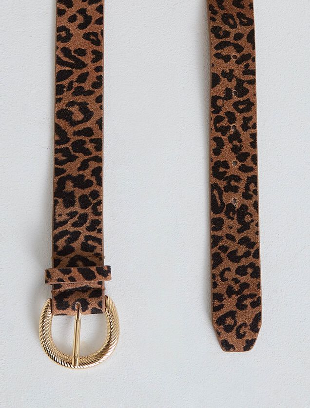 Ceinture croûte de cuir femme