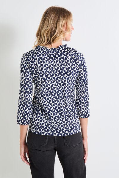 Blouse col V femme