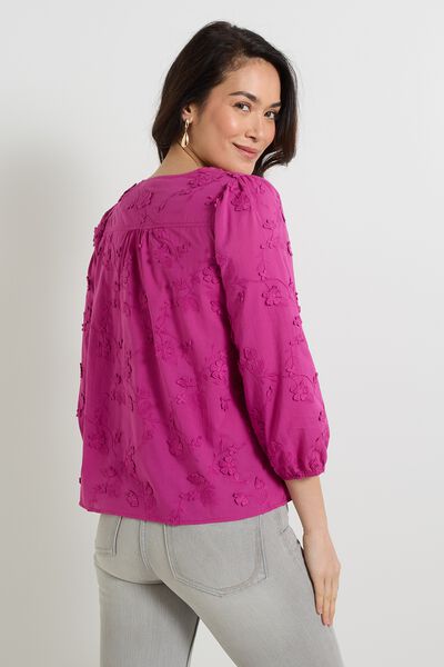 Blouse brodée femme