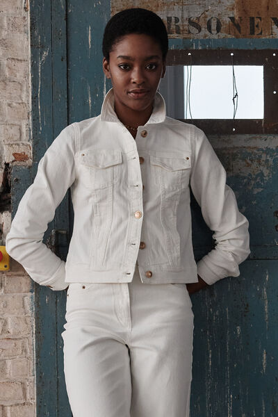 Veste en jean femme