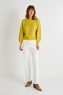 Pull col rond femme