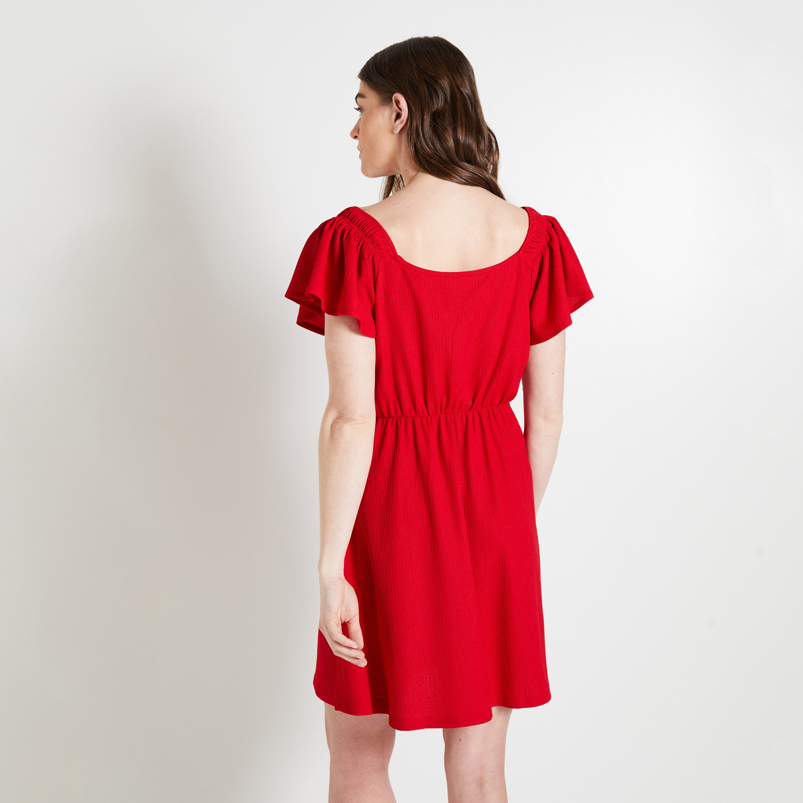 Robe cache-coeur femme