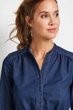 Robe mi longue en denim femme