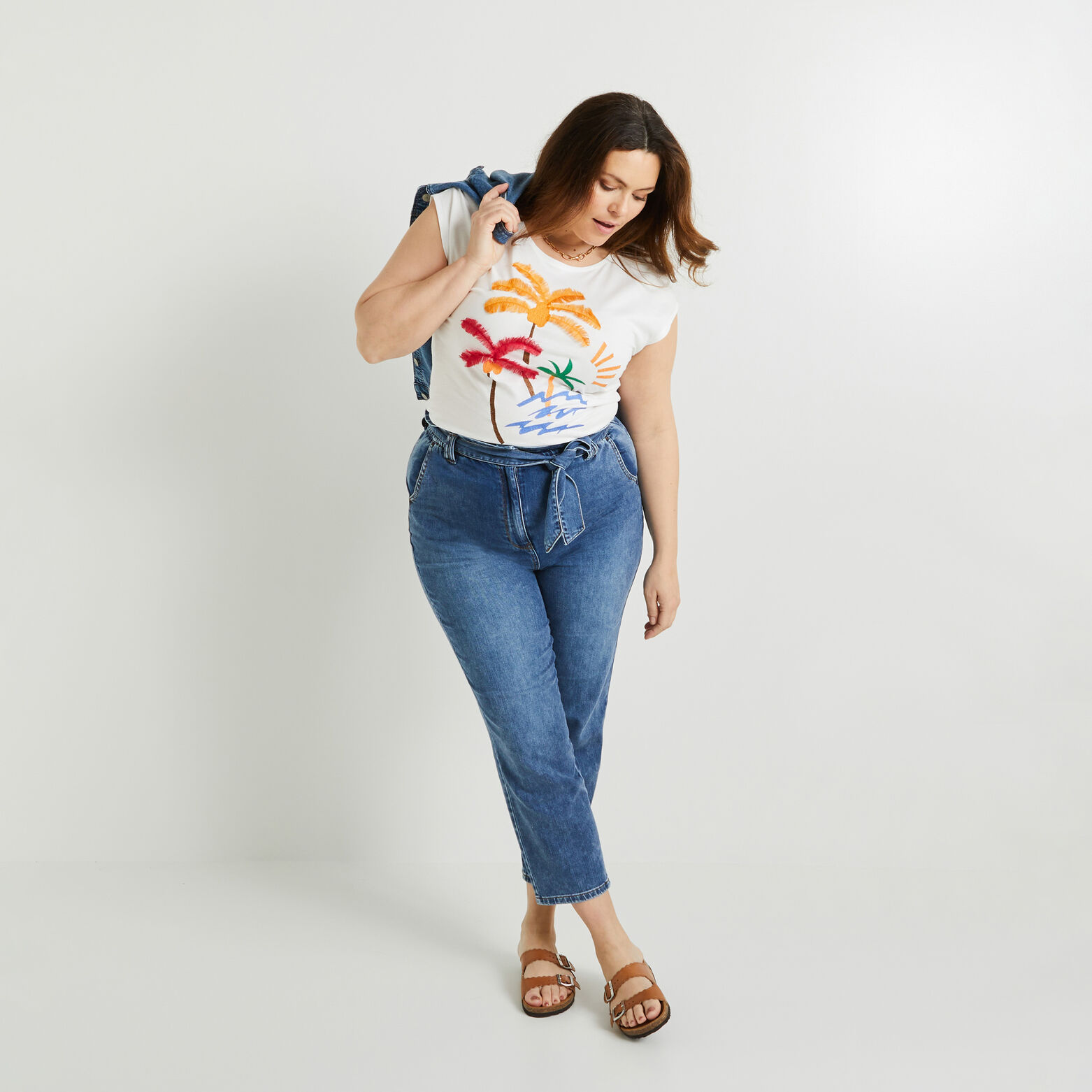 Tshirt print femme