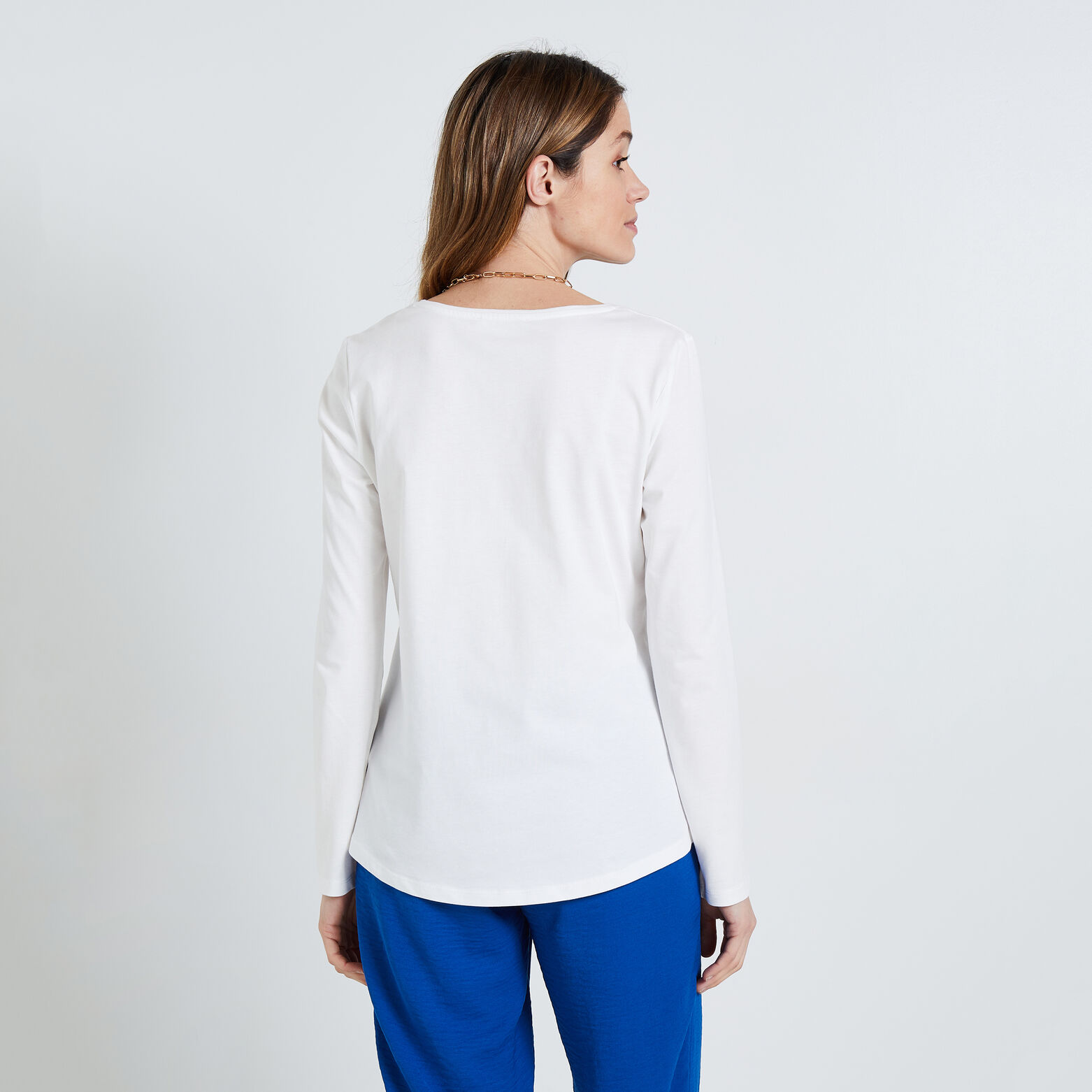 Tshirt col V femme