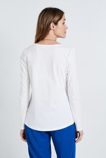 Tshirt col V femme